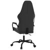 vidaXL Gaming Chair Black and Gray Faux Leather