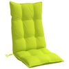 vidaXL Highback Chair Cushion Set of 2 Bright green