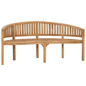 vidaXL Garden Bench Natural Teak Solid Teak Wood Large Durable