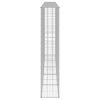 vidaXL Gabion Wall with Covers Galvanised Steel 118.1x11.8x59.1"