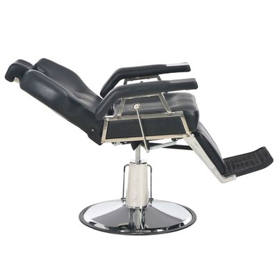 vidaXL Barber Chair Black 28.3"x26.8"x38.6" Faux Leather