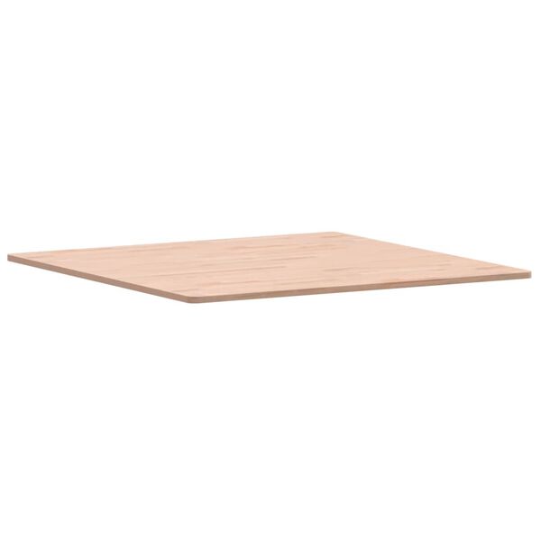 vidaXL Table Top Natural Beech Solid Beech wood 35.4 x 35.4 in Durable