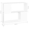 vidaXL TV Cabinet White Engineered Wood 31.5 x 9.4 x 24.8 in TV Cabinet