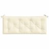 vidaXL Garden Bench Cushion Set of 2 Cream White