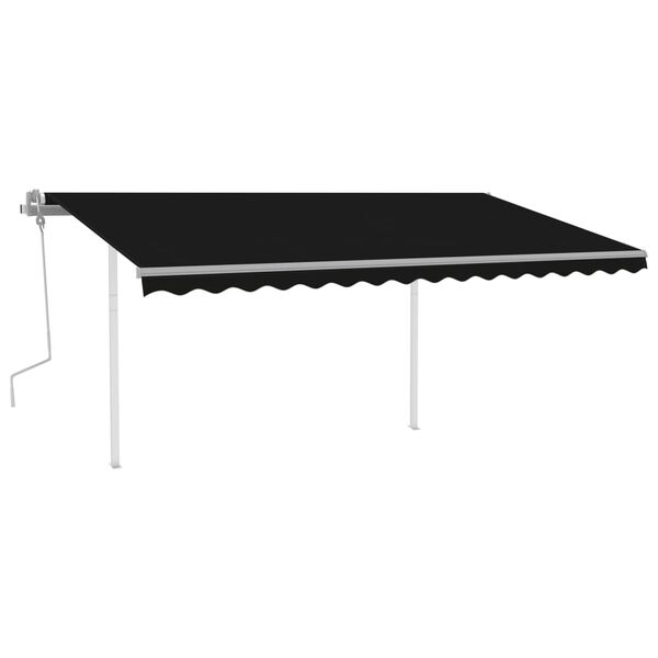 vidaXL Retractable Awning Anthracite