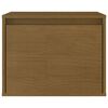 vidaXL TV Cabinet Set of 3 Honey brown Solid pine wood Standard