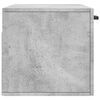 vidaXL Wall Cabinet Concrete Grey Engineered wood Medium Wall Cabinet