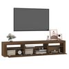 vidaXL TV Cabinet Brown Oak Engineered wood TV Cabinet Rectangular