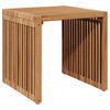 vidaXL Garden Side Table Brown 45 x 42.5 x 45 cm Solid teak wood