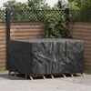 vidaXL Furniture Cover Plain Black 70.87 x 59.06 x 33.46 in 210D