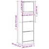 vidaXL Shoe Cabinet White Engineered wood Tall Shoe Cabinet