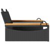 vidaXL Patio Swing Bench Black