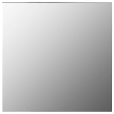 vidaXL Wall Mirror 23.6"x23.6" Square Glass