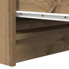 vidaXL Sideboard Artisan oak Engineered wood 39.4 in x 13.8 in x 39.0 in