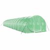 vidaXL Greenhouse Green PE (Polyethylene), Galvanized Steel Large Sturdy