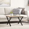vidaXL Coffee Table Leg Black Powder-coated steel Standard Durable