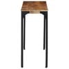 vidaXL Console Table Brown Solid Mango Wood, Iron Medium Durable