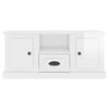vidaXL TV Cabinet High gloss white Engineered wood TV Cabinet