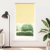 vidaXL Roller Blind Yellow 100% Polyester 39.4x90.6 in Height-Adjustable