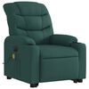 vidaXL Electric Stand Up Massage Recliner Chair Dark Green