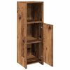 vidaXL Bathroom Cabinet Old Wood Engineered Wood Slim