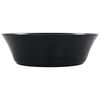 vidaXL Wash Basin 16.1x4.9" Ceramic Black