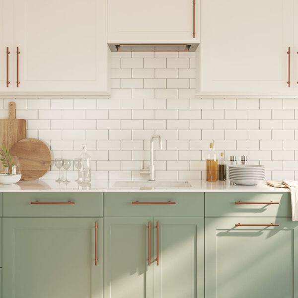 vidaXL Cabinet Handles 20 pcs Bronze 7.6" Stainless Steel