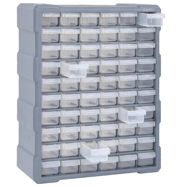 vidaXL Multi-drawer Organizer with 60 Drawers 15"x6.3"x18.7"