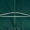 vidaXL Garage Tent Dark green PVC, galvanized steel Large Collapsible