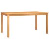 vidaXL Garden Dining Set Teak Solid Teak Wood Medium Stackable