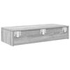 vidaXL Wall Shelf Grey sonoma Engineered wood Medium Wall Shelf