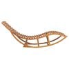 vidaXL Sun Lounger Teak Wood Large Modern Design Wooden Sun Lounger