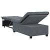 vidaXL Sofa Bed Dark Grey 194 x 67 x 82 cm Velvet