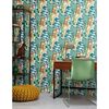 Noordwand Wallpaper Blue and Green Nonwoven 32.8 feet roll