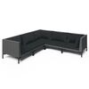 vidaXL Garden Lounge Set Dark Grey