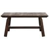 vidaXL Coffee Table Burnt Wood Solid Spruce Wood Medium Tough