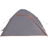 vidaXL Camping Tent Dome 4-Person Grey Waterproof