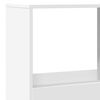 vidaXL Room Divider White Engineered Wood 39.4x13.0x68.9 in Room Divider