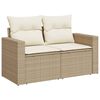 vidaXL Garden Sofa Set Beige
