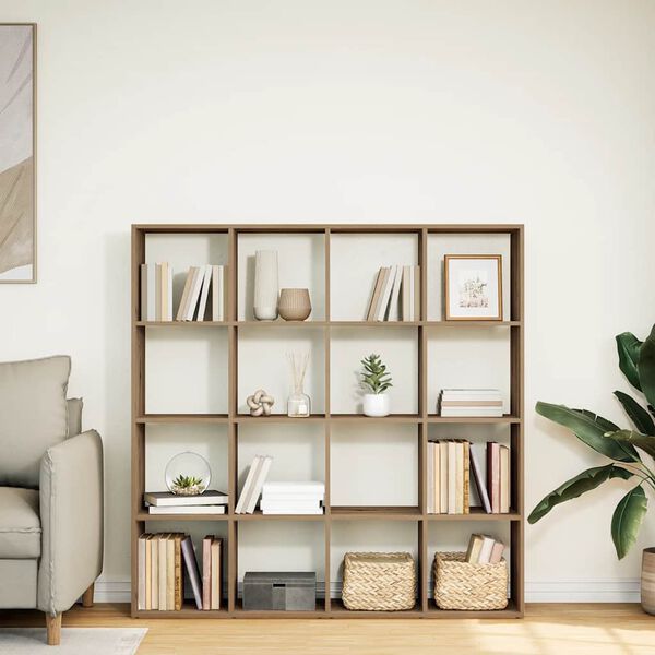 vidaXL Book Cabinet Artisan Oak Engineered Wood Tall Book Cabinet