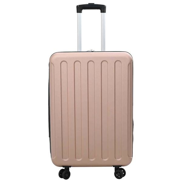 vidaXL Suitcase Folding Rose Gold 43 x 27 x 66 cm ABS Plastic