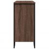 vidaXL Sideboard Brown oak Engineered wood, metal Medium Sideboard