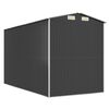 vidaXL Garden Shed Anthracite Galvanized steel Spacious Garden Shed