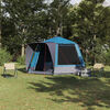 vidaXL Camping Tent Blue 420 x 420 x 227 cm Polyester