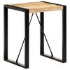 vidaXL Dining Table Rough Mango Wood Solid Rough Mango Wood Small
