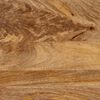 vidaXL Desk Natural Mango Solid Mango Wood Medium Desk Rectangular