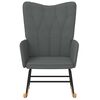 vidaXL Rocking Chair Dark grey