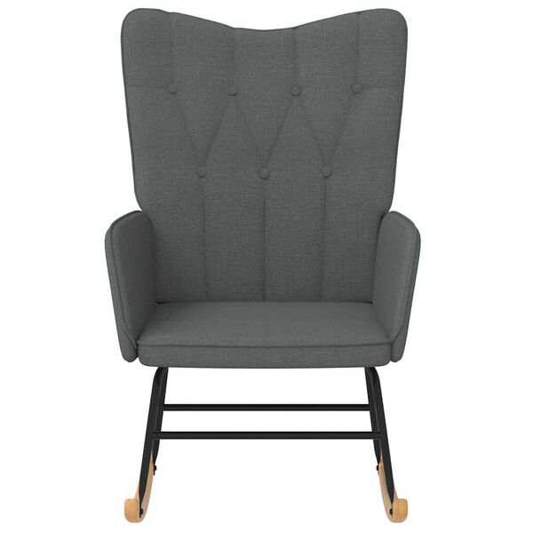 vidaXL Rocking Chair Dark grey