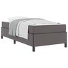 vidaXL Bed Frame with Mattress Grey 31.50 x 78.74 in Fabric
