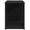 vidaXL TV Cabinet Black Oak Engineered Wood TV Cabinet Rectangular